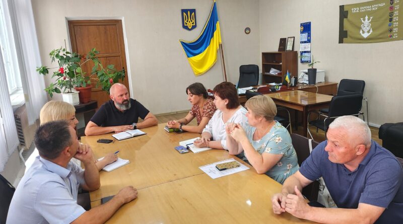 Робоча нарада з головами громад Роздільнянського району.