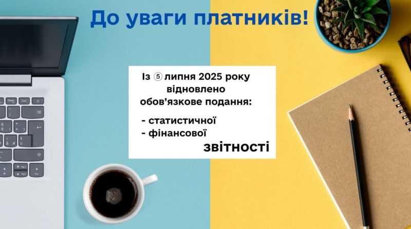 Комунікаційна рамка: відновлення подання статистичної та фінансової звітності